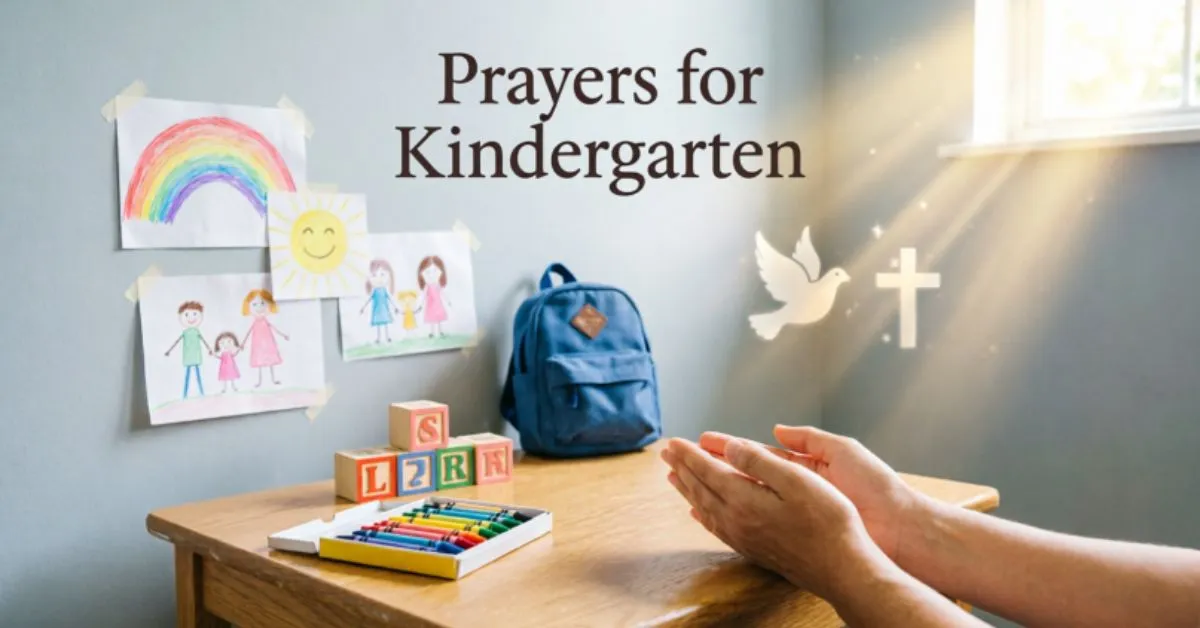 Prayers for Kindergarten