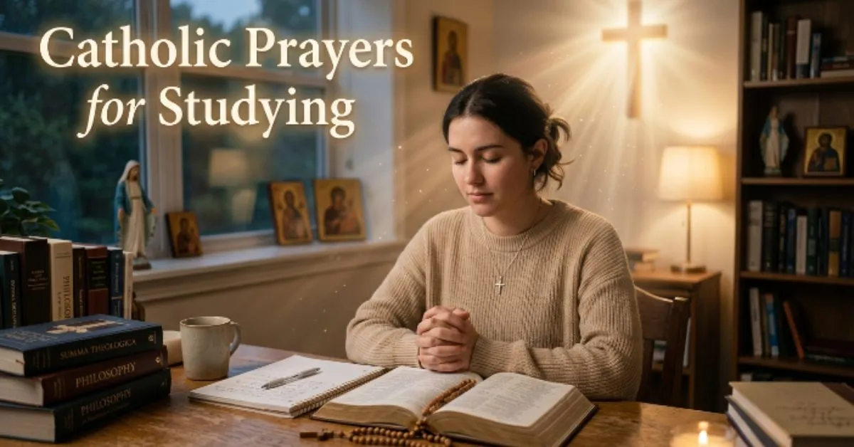 Catholic Prayers for Studying