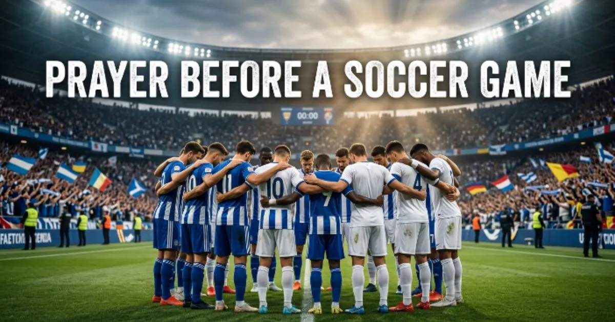 Prayer Before a Soccer Game