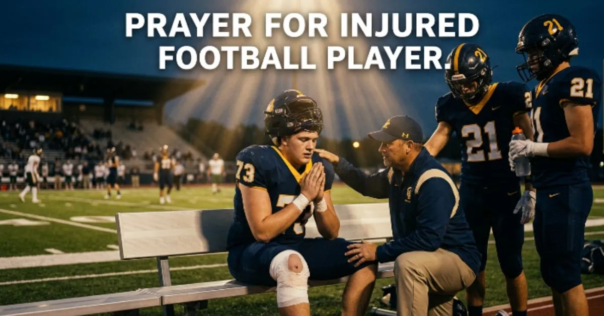 Prayer for Injured Football Player