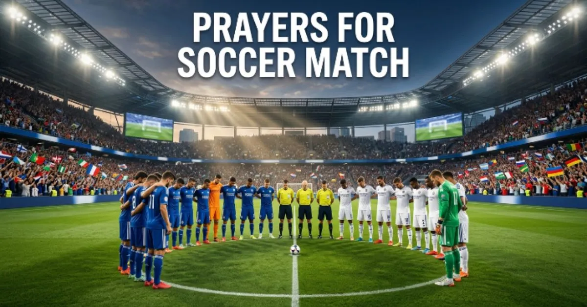 Prayers for Soccer Match