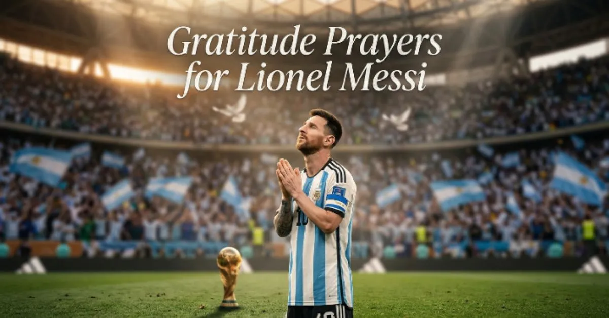 Gratitude Prayers for Lionel Messi