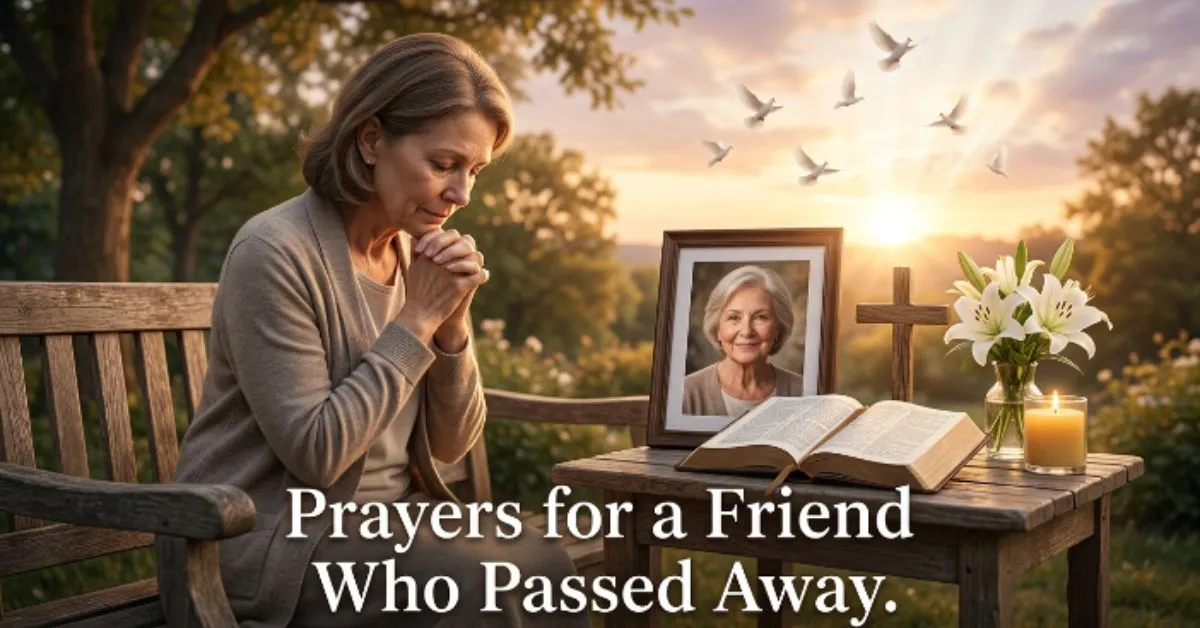 Prayers for a Friend Who Passed Away