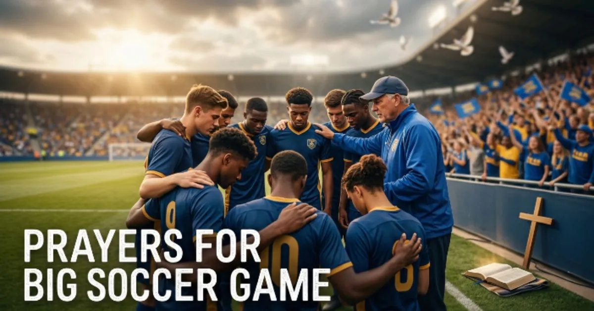 Prayers for Big Soccer Game