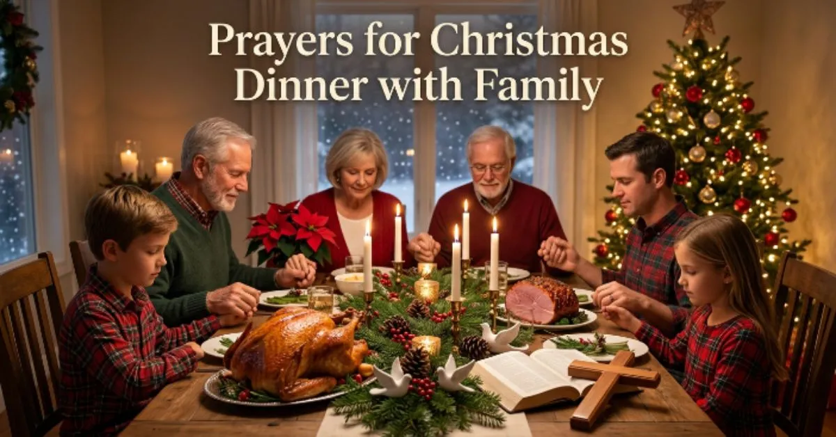 Prayers for Christmas Dinner with Family