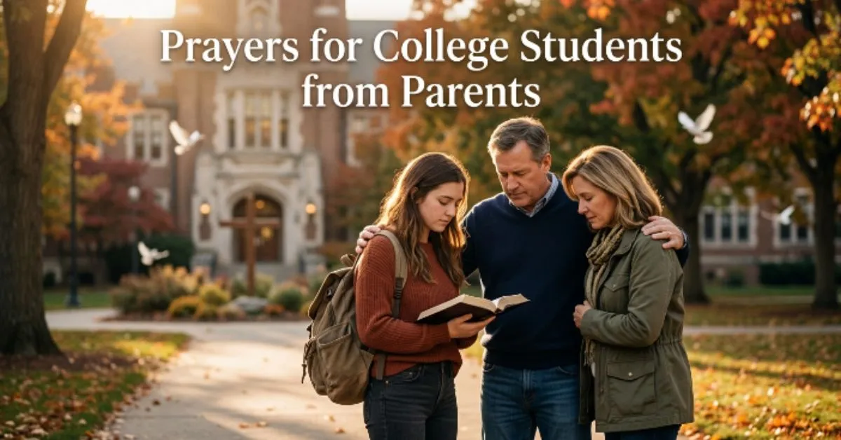 Prayers for College Students from Parents