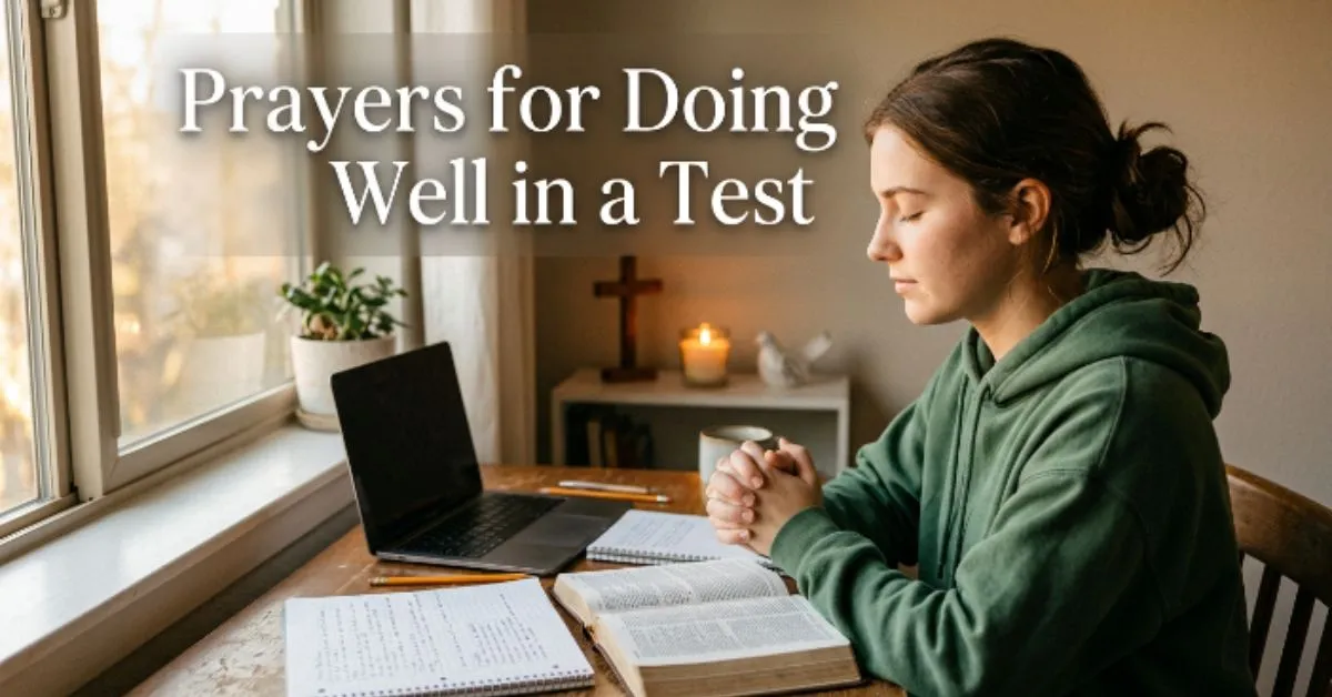 Prayers for Doing Well in a Test