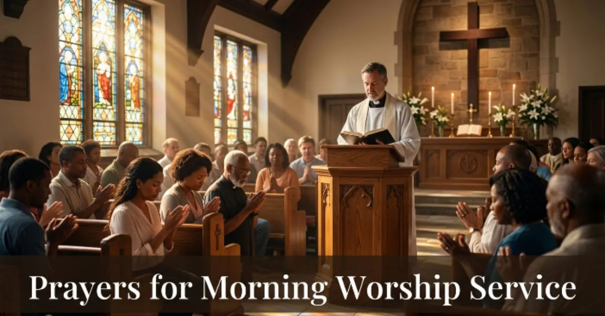 Prayers for Morning Worship Service