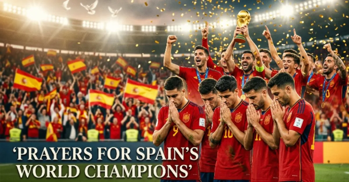 Prayers for Spain's World Champions