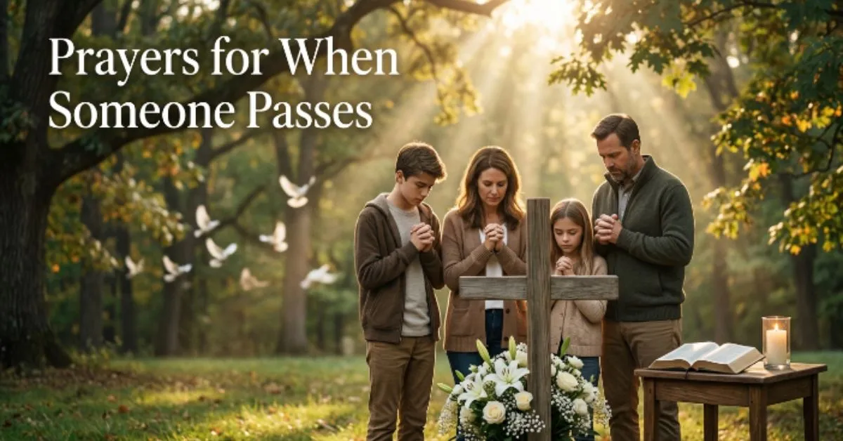 Prayers for When Someone Passes
