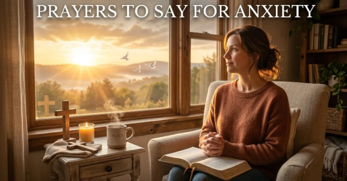 Prayers to Say for Anxiety
