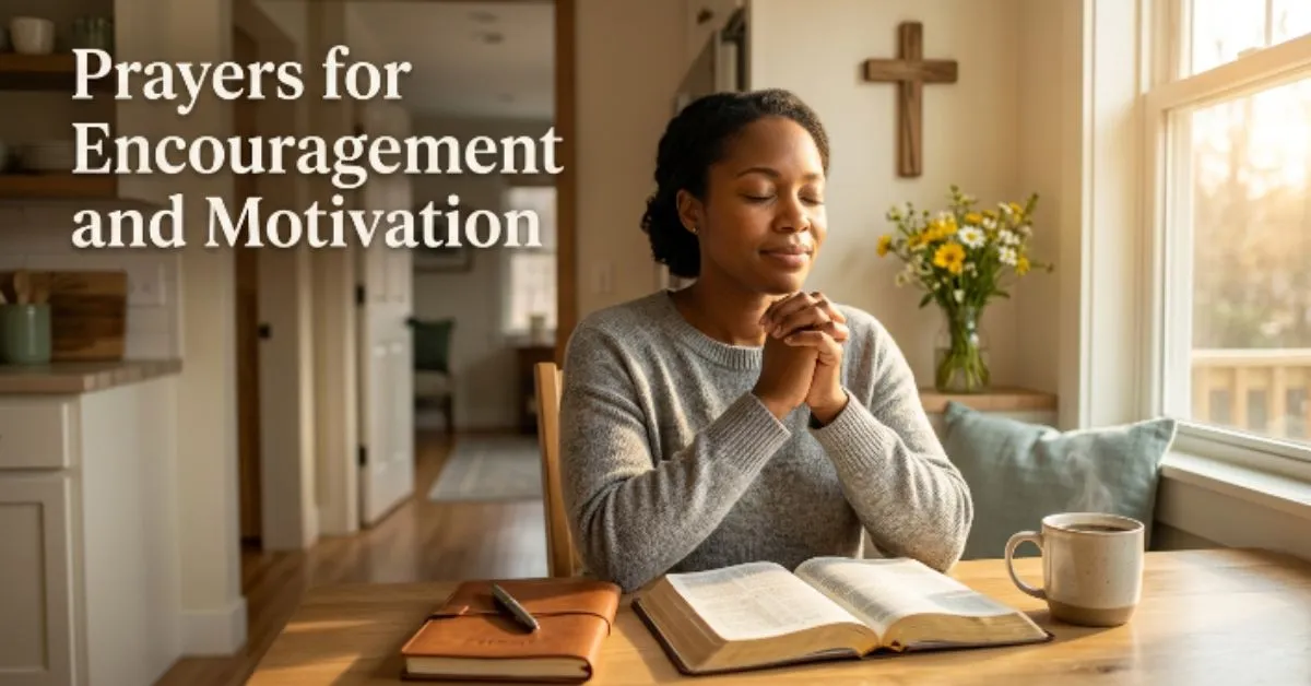 Prayers for Encouragement and Motivation