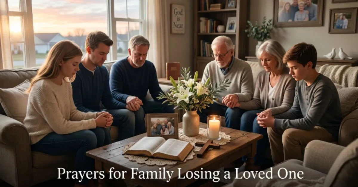 Prayers for Family Losing a Loved One
