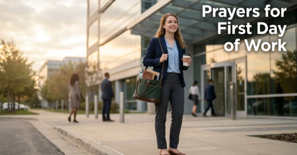 Prayers for First Day of Work