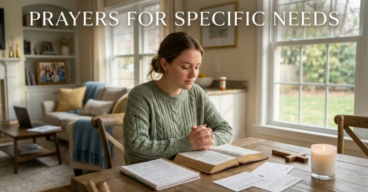 Prayers for Specific Needs