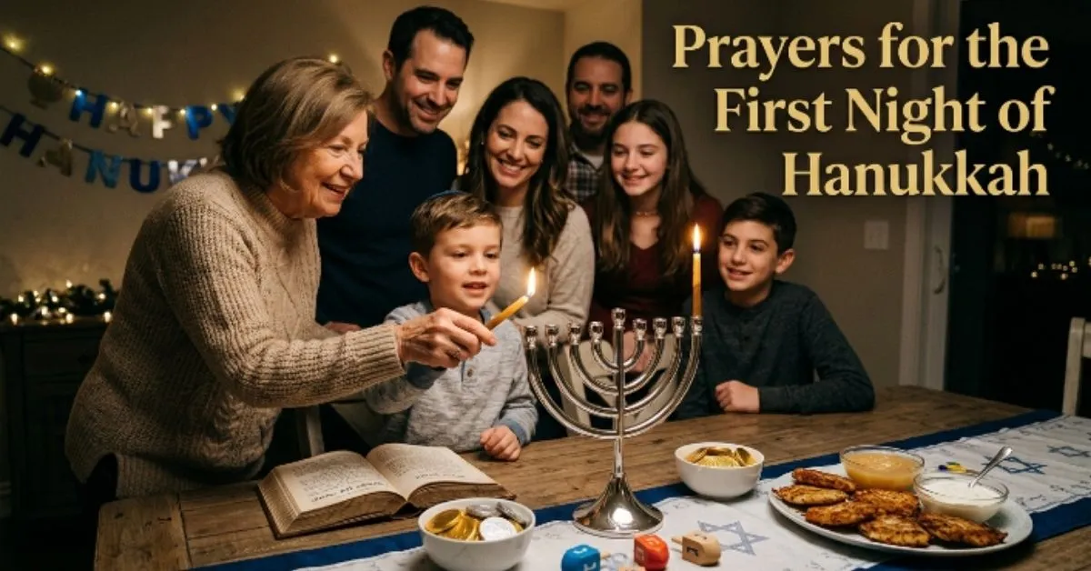 Prayers for the First Night of Hanukkah