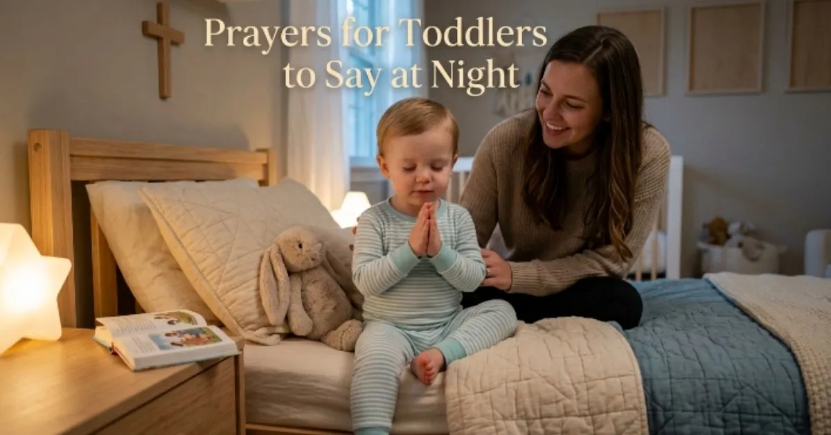 Prayers for Toddlers to Say at Night