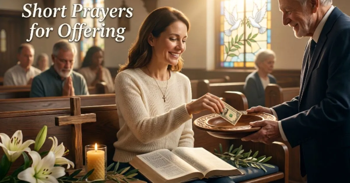 Short Prayers for Offering
