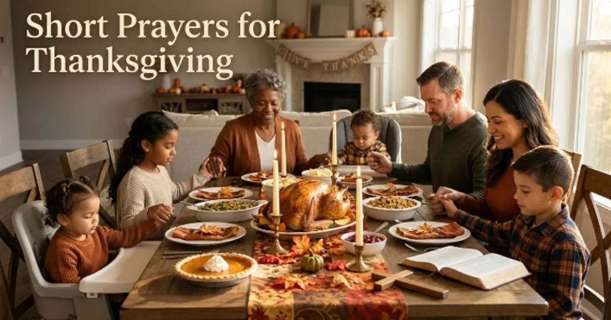 Short Prayers for Thanksgiving