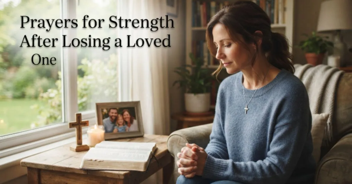 Prayers for Strength After Losing a Loved One