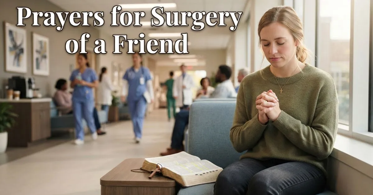 Prayers for Surgery of a Friend